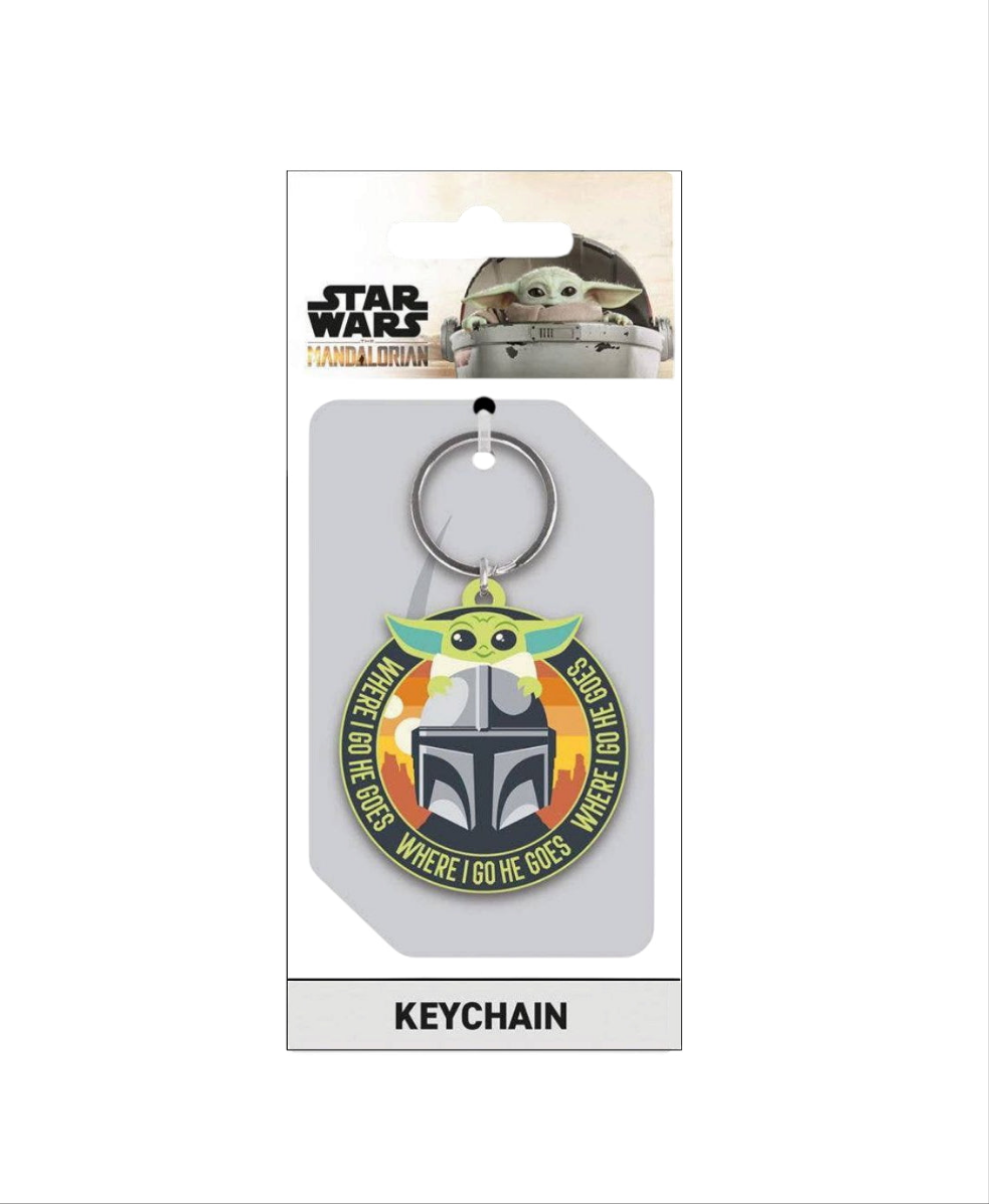 Grogu (Where I Go He Goes) Keyring
