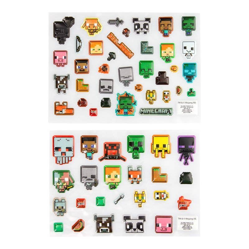 Minecraft Puffy Gadget Decal Stickers