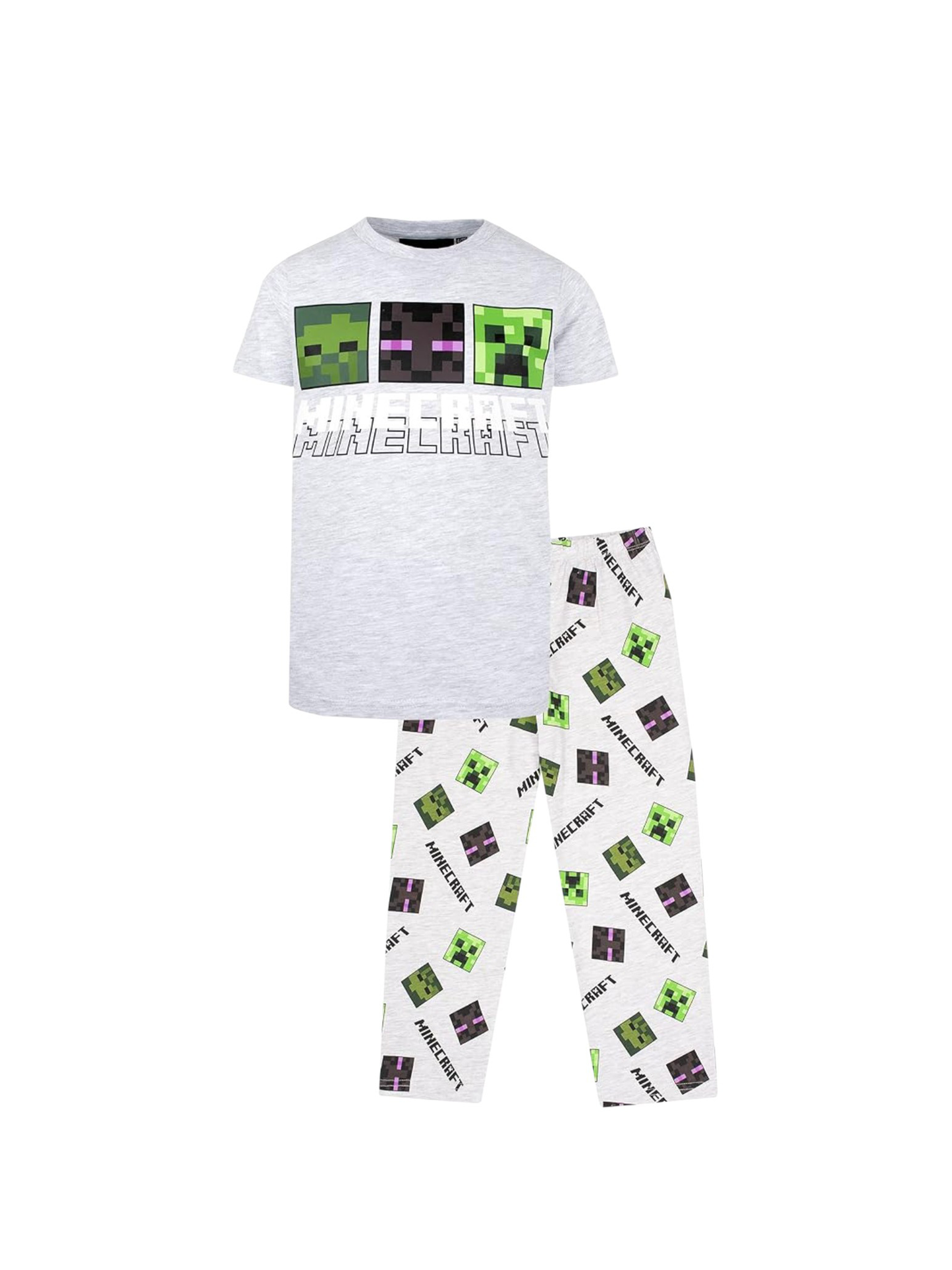 Kids Minecraft Short Sleeve Pyjamas