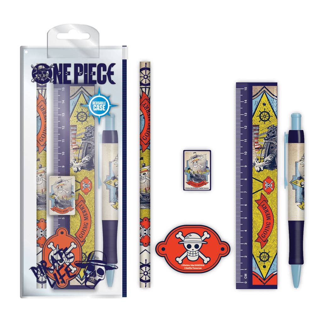 One Piece Pirate Warriors Live Action (Going Merry) Stationery Set