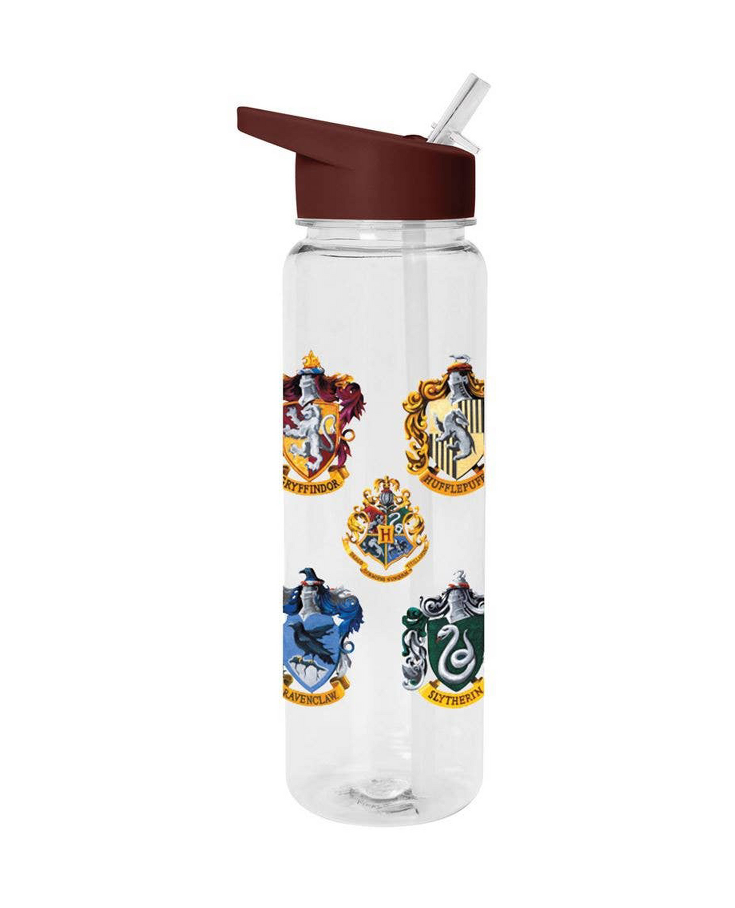 Harry Potter (Crest) Plastic Drinks Bottle With Straw