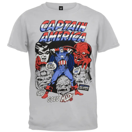 Captain America Gone Mad T-shirt