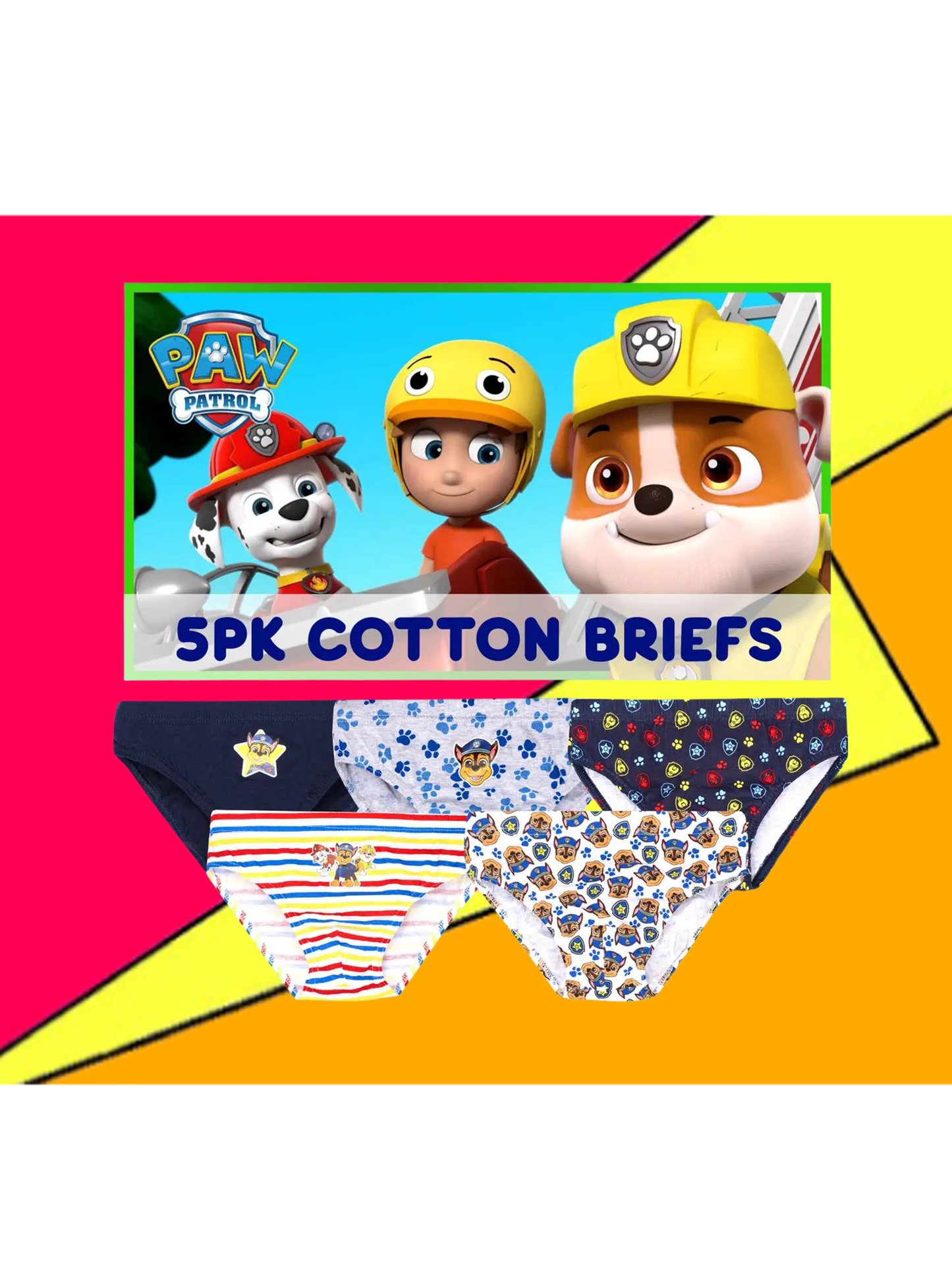 Kids Paw Patrol Underware