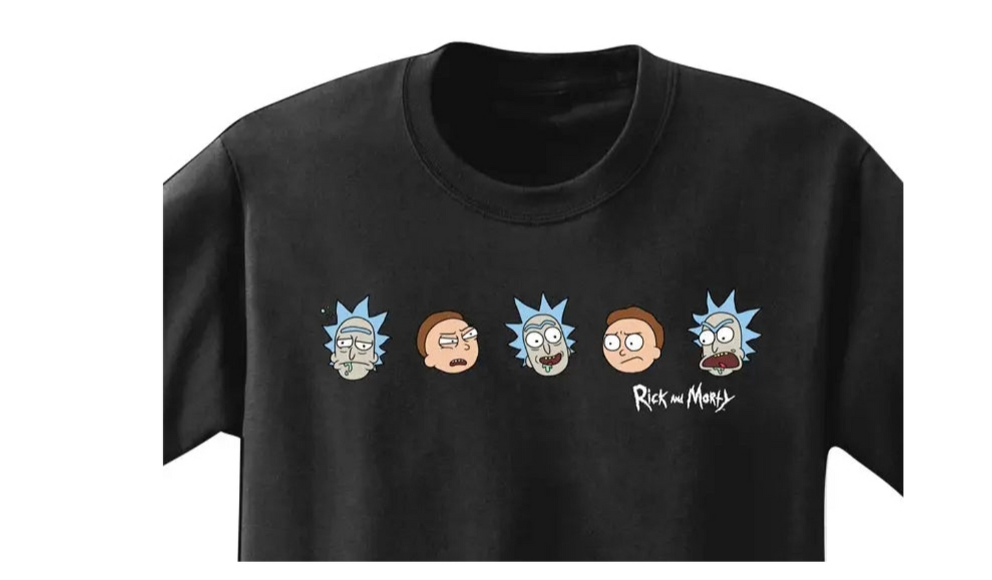 Rick & Morty (Expression Heads) T-shirt