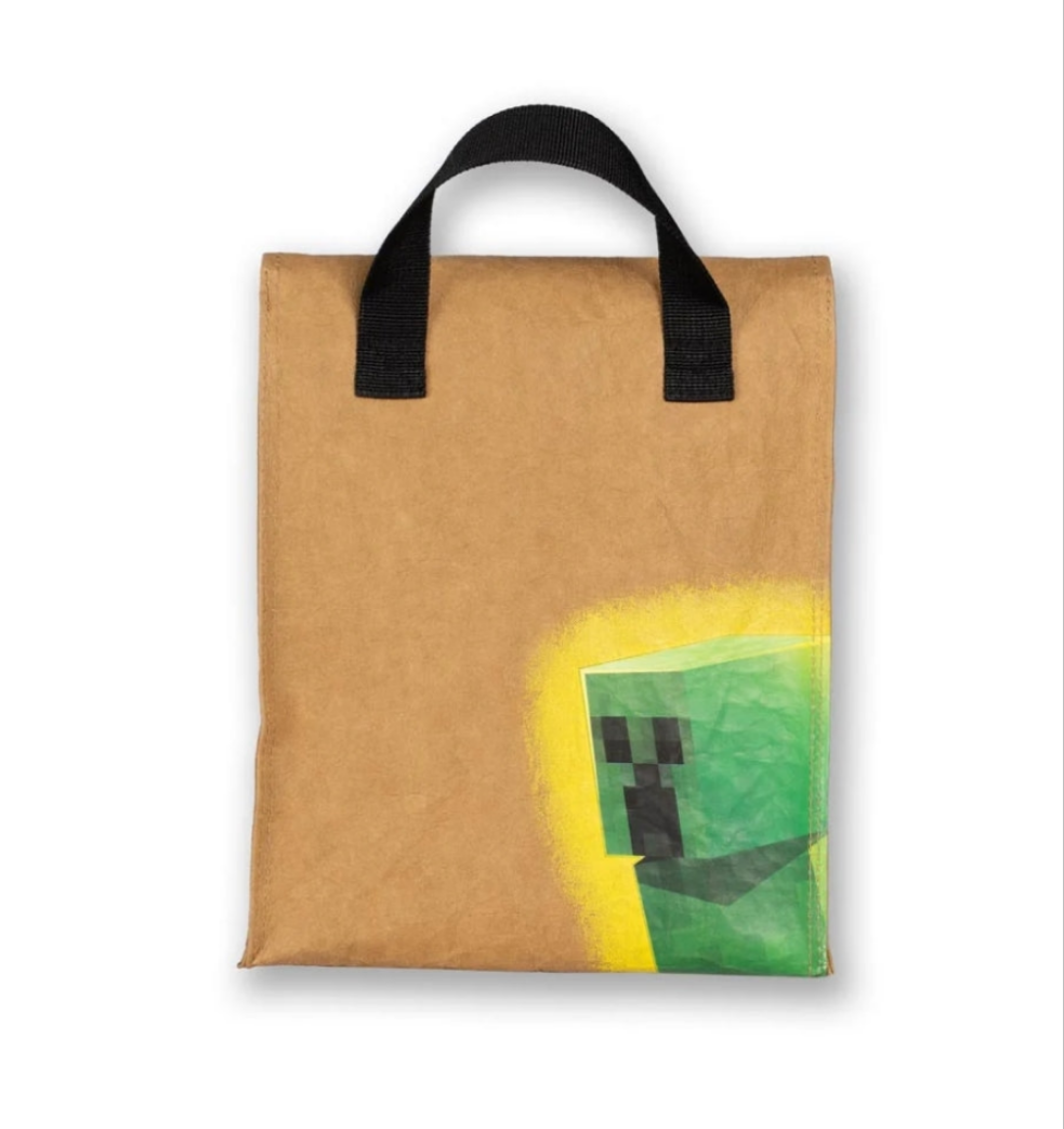 Minecraft Characters Insulated Folded Lunch Bag