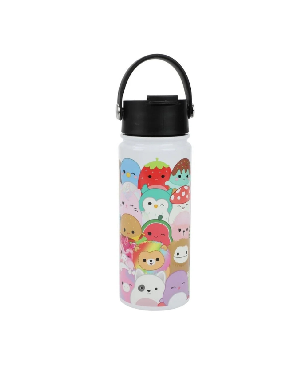 Squishmallows Stacked Characters Stainless Steel Water Bottle