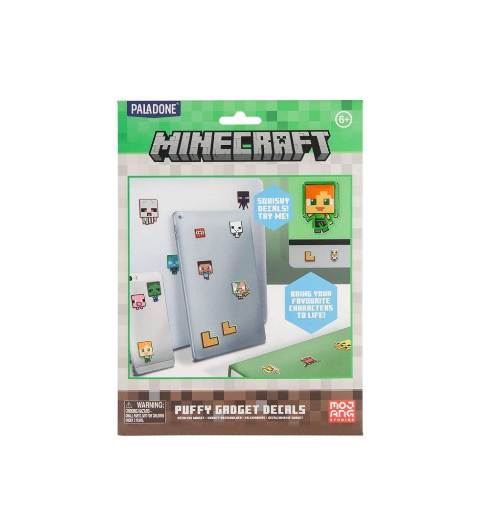 Minecraft Puffy Gadget Decal Stickers
