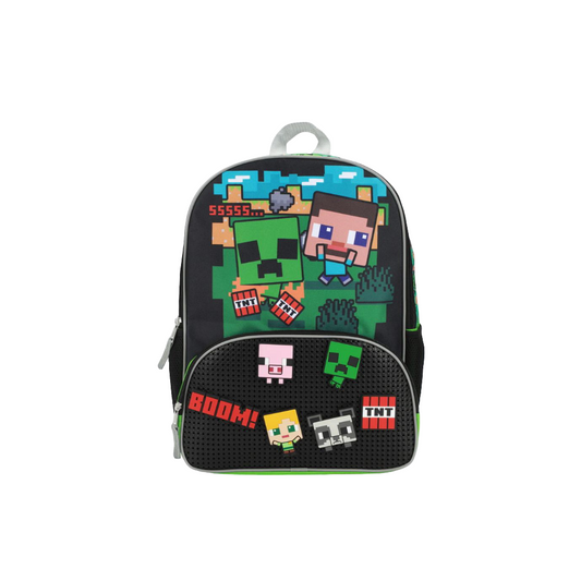 Minecraft Icon Patches Youth Backpack