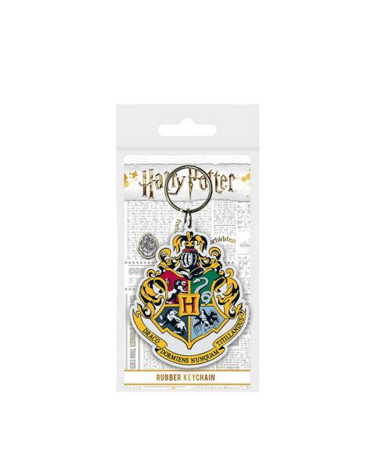 Harry Potter Hogwarts Crest Rubber Keyring