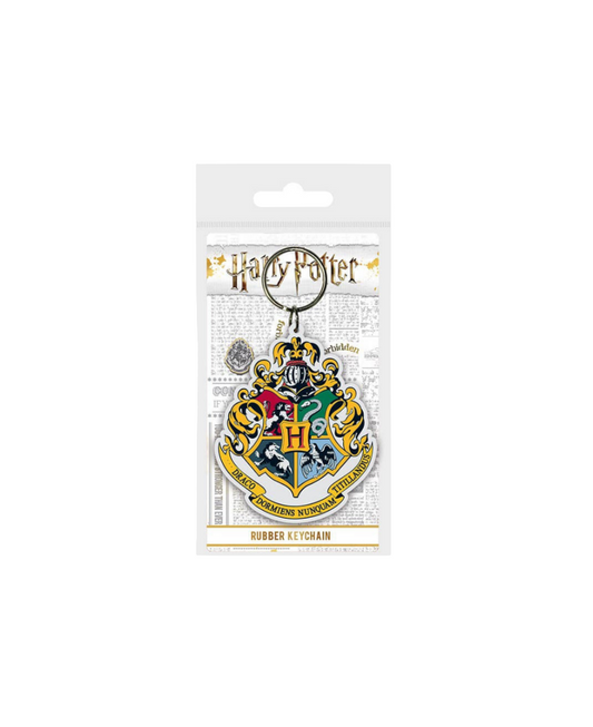 Harry Potter Hogwarts Crest Rubber Keyring