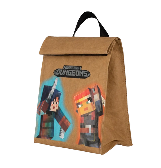 Minecraft Characters Insulated Folded Lunch Bag