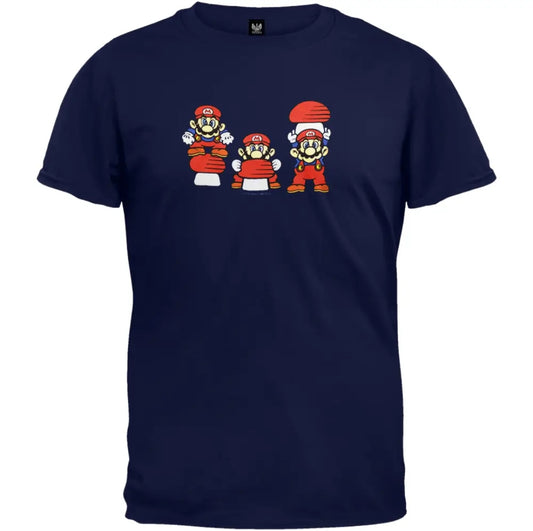 Super Mario Mushroom Mens T-shirt