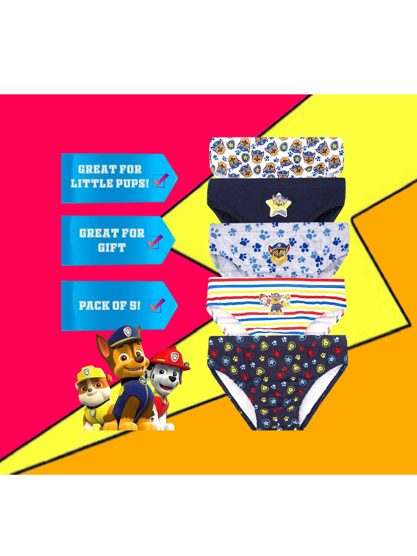 Kids Paw Patrol Underware