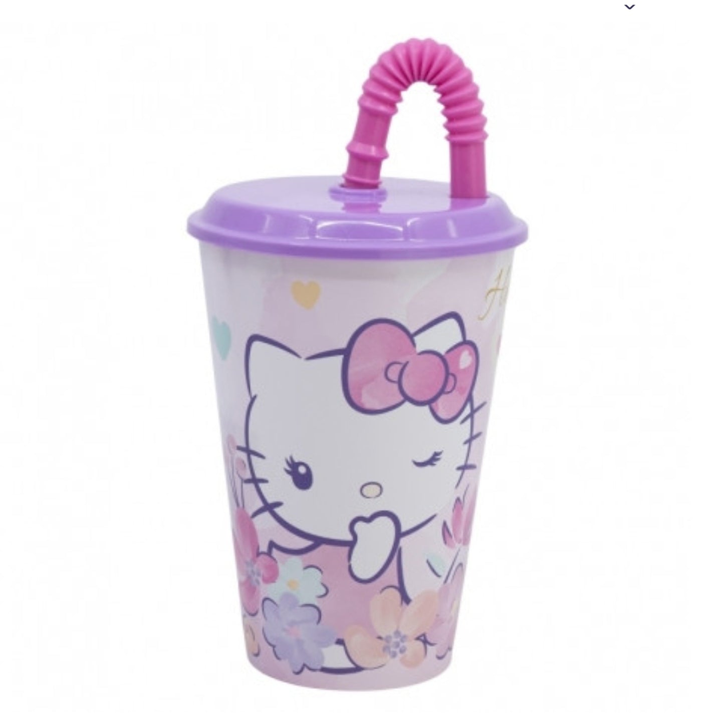 Kids Plastic Straw Cups