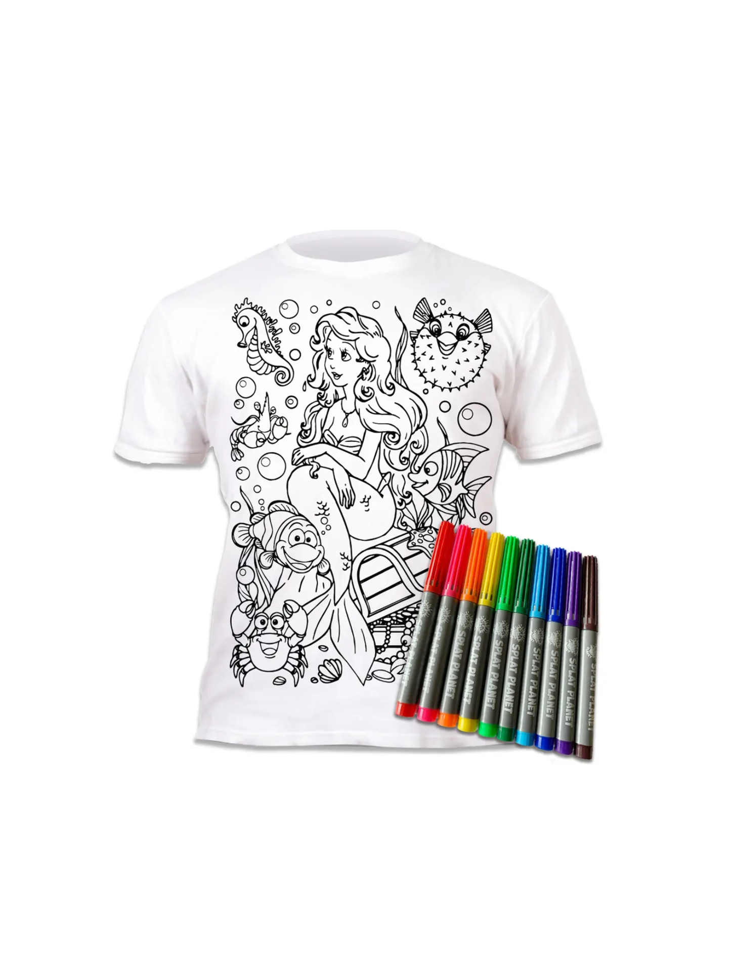 Kids Splat Colouring T-shirts