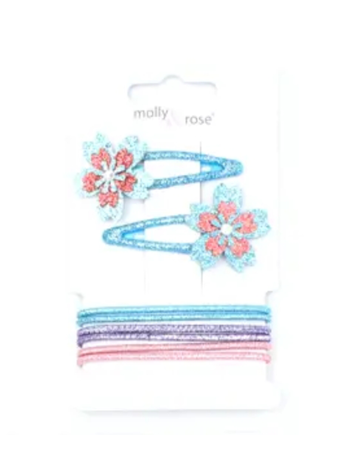 Glitter Flower Clips & Hair Bands