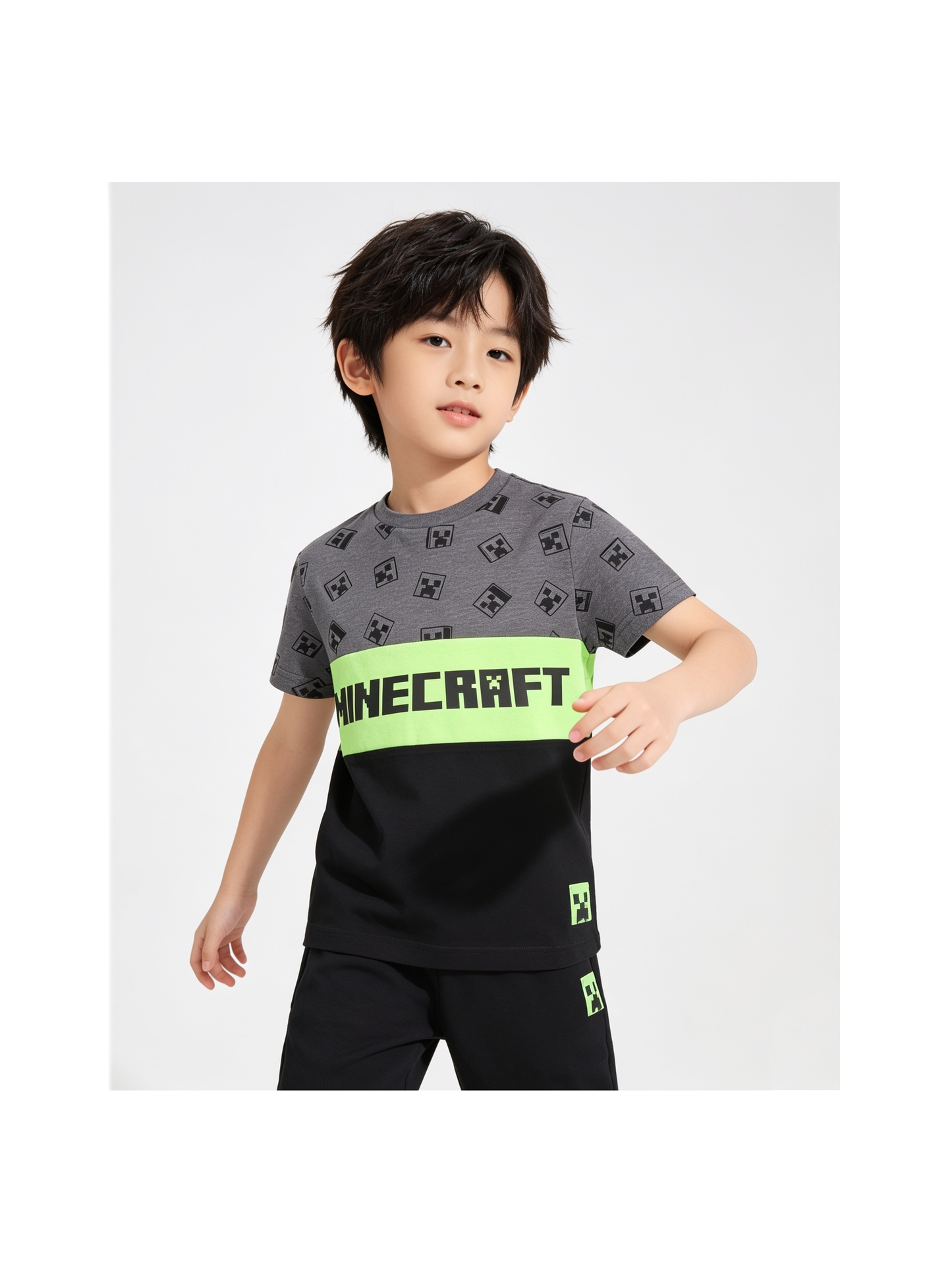 Minecraft Creeper T-shirt 9-10yrs