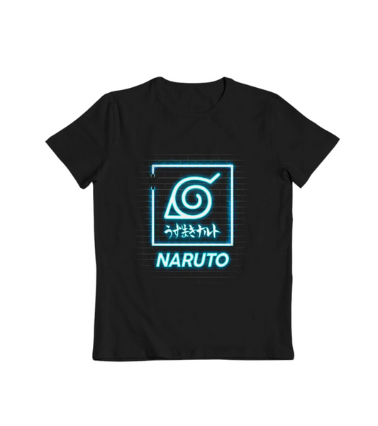 Kids Naruto Hidden Leaf Village Glow In The Dark T-shirt