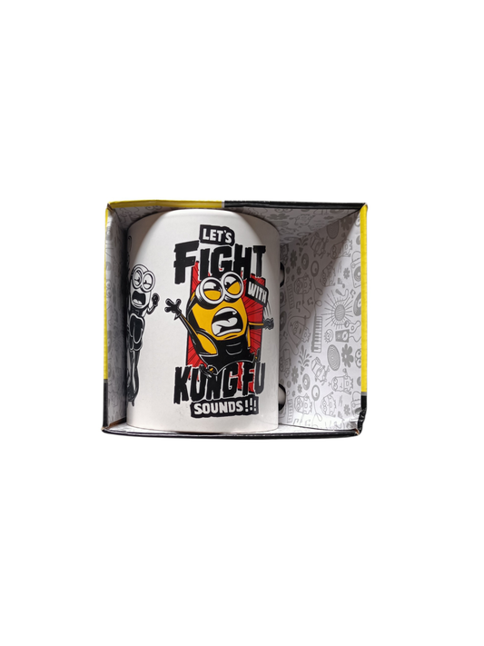 Minions Fight With Kung Fu Cup