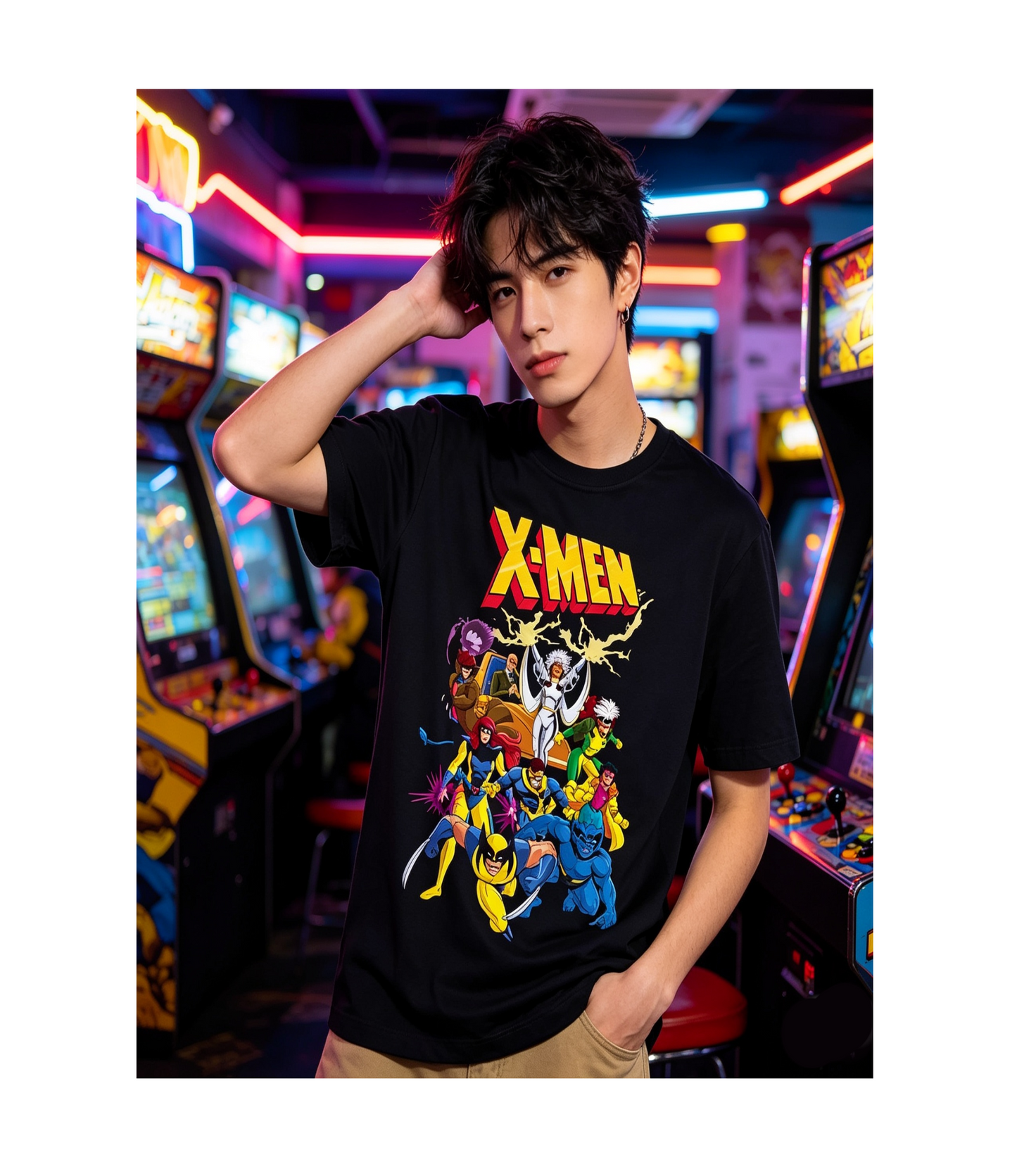 Marvel X-Men Group T-shirt (Large)