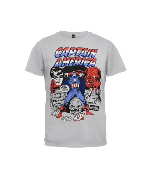 Marvel Captain America Gone Mad T-shirt