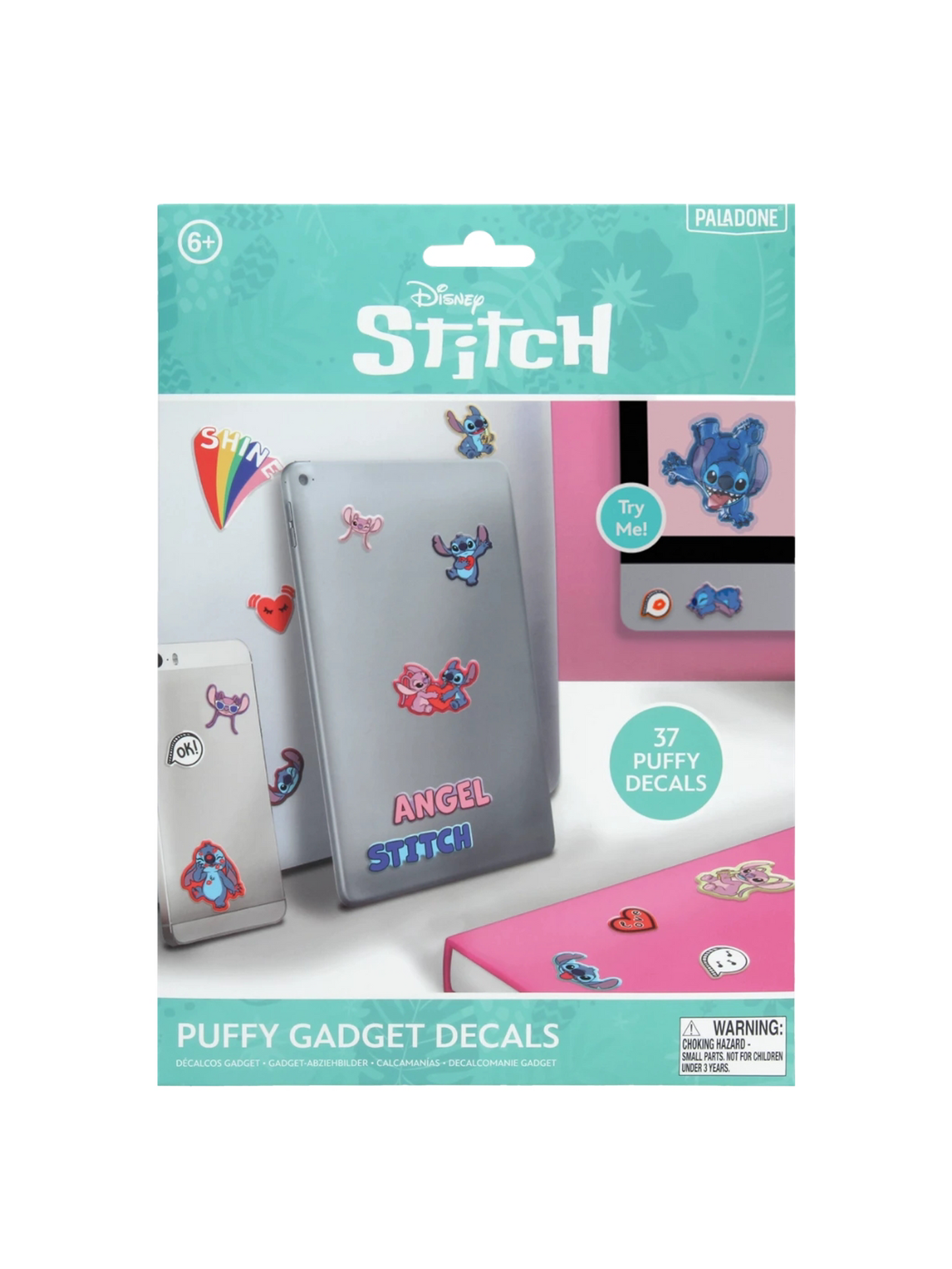 Stitch Puffy Gadget Decals
