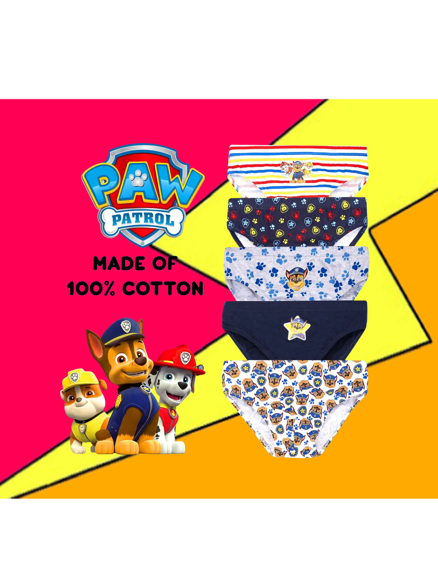 Kids Paw Patrol Underware