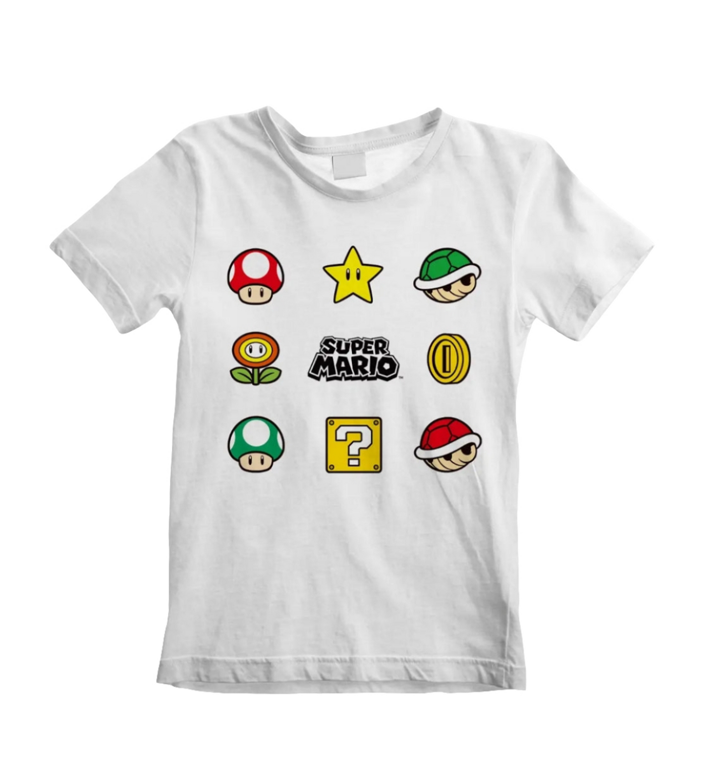 Kids Super Mario Items T-shirt