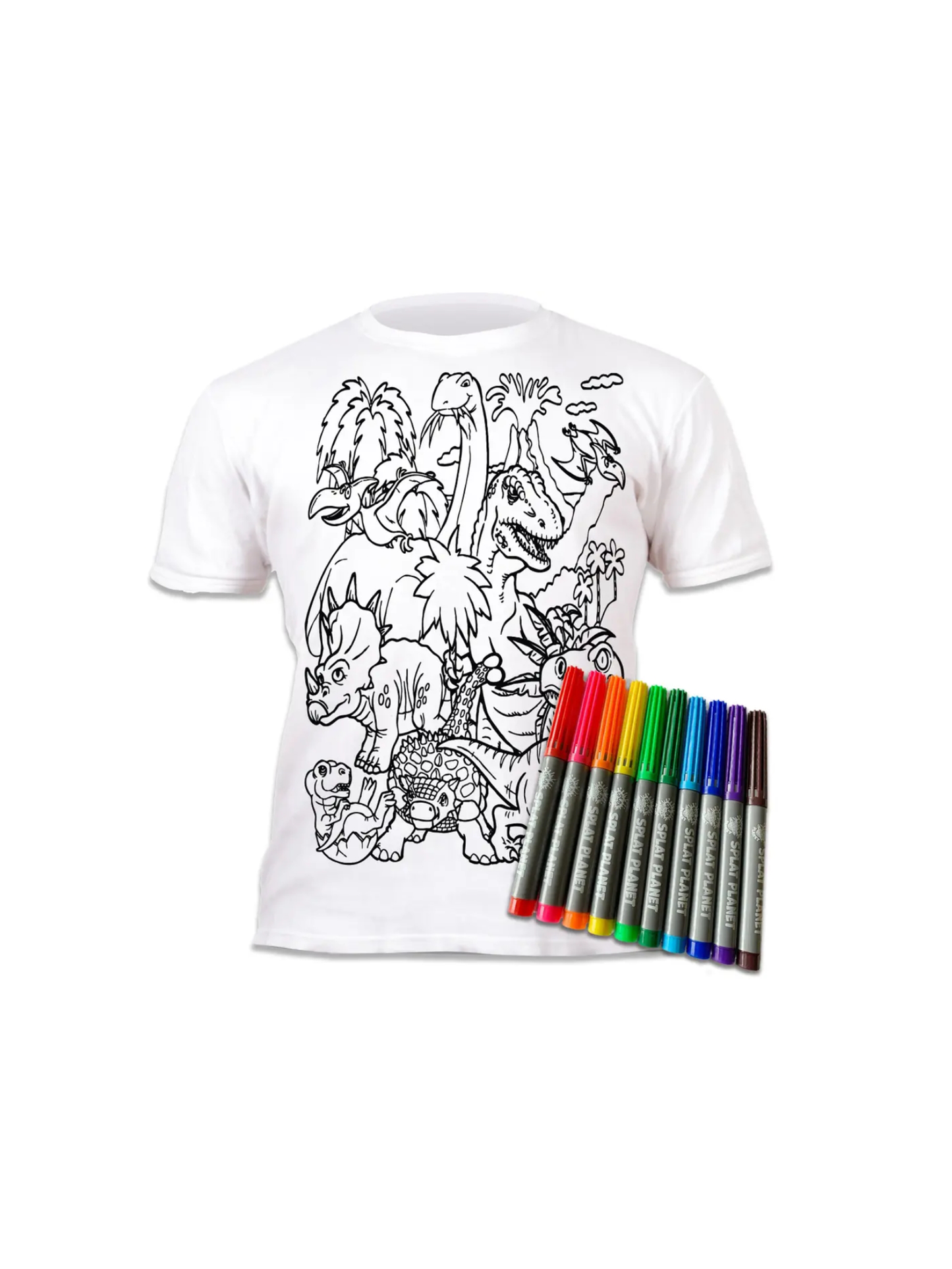 Kids Splat Colouring T-shirts