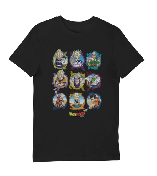 Dragon Ball Z (Character Circles) T-shirt