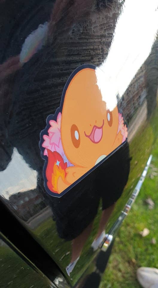 Pokémon (Squirtle) Peeker Vynil Sticker