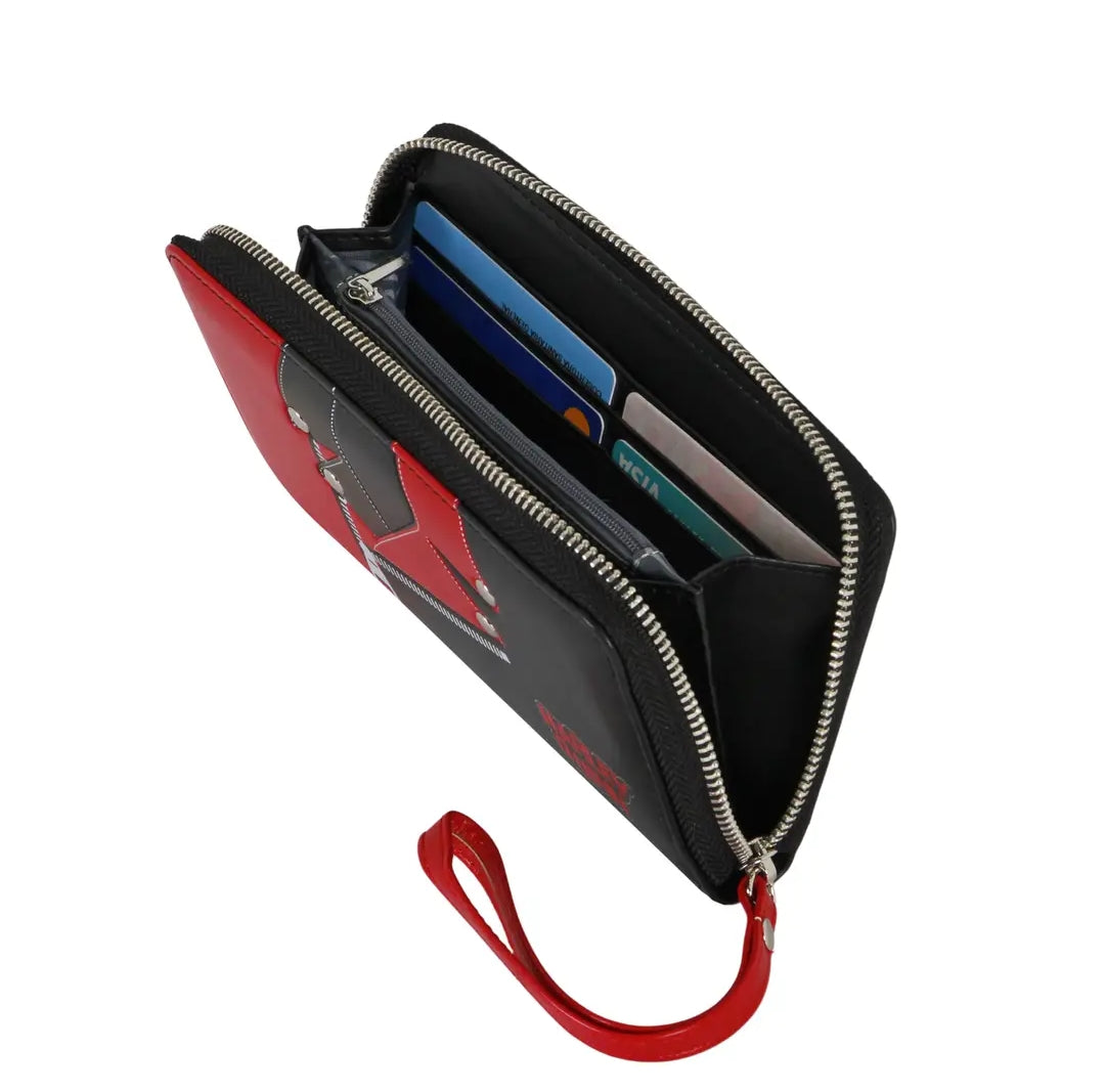 Harley Quinn Black & Red Purse