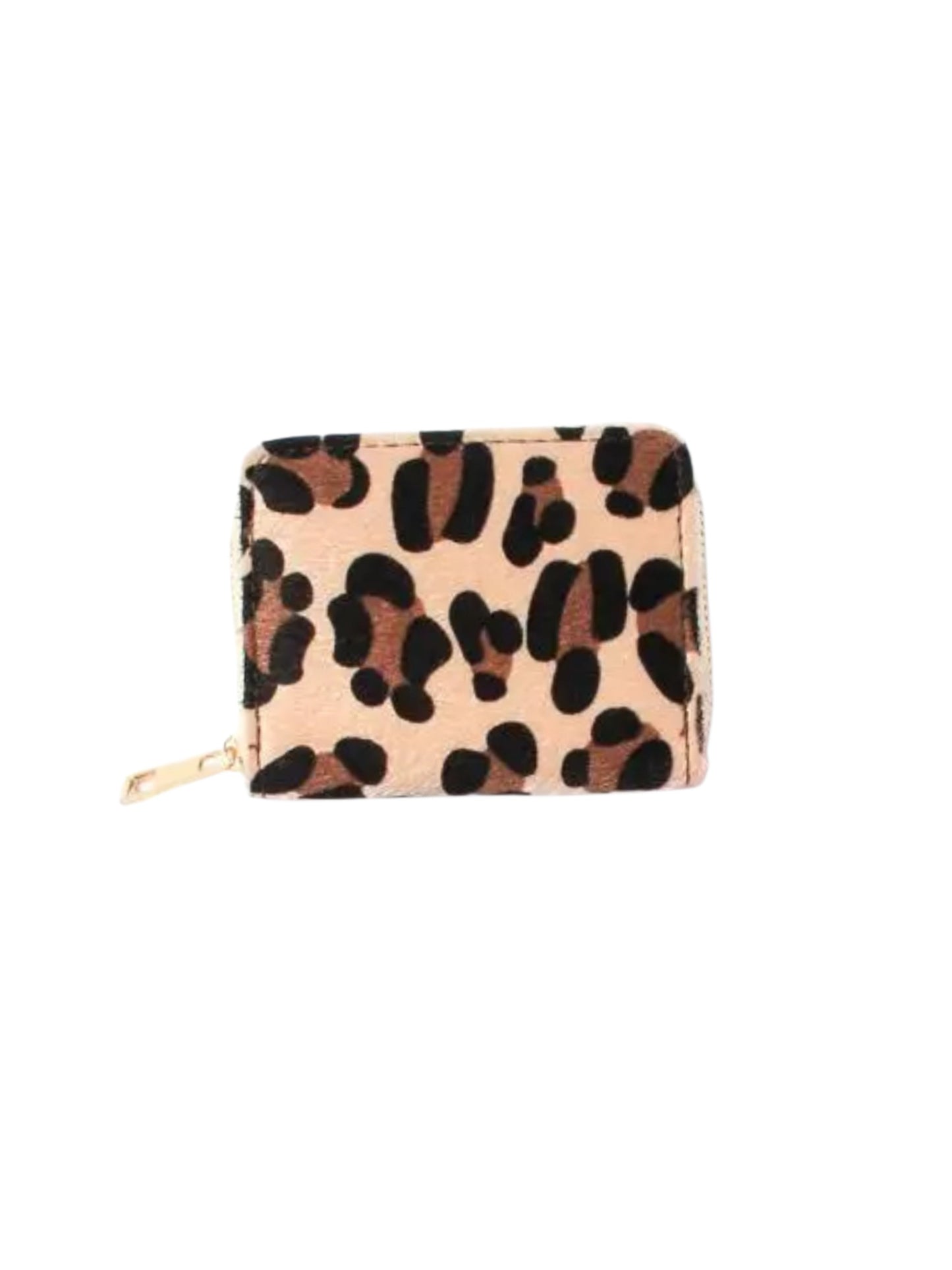 Opard Print Fabric Purse