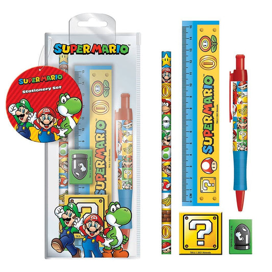 Super Mario (Colour Block) Pen Set