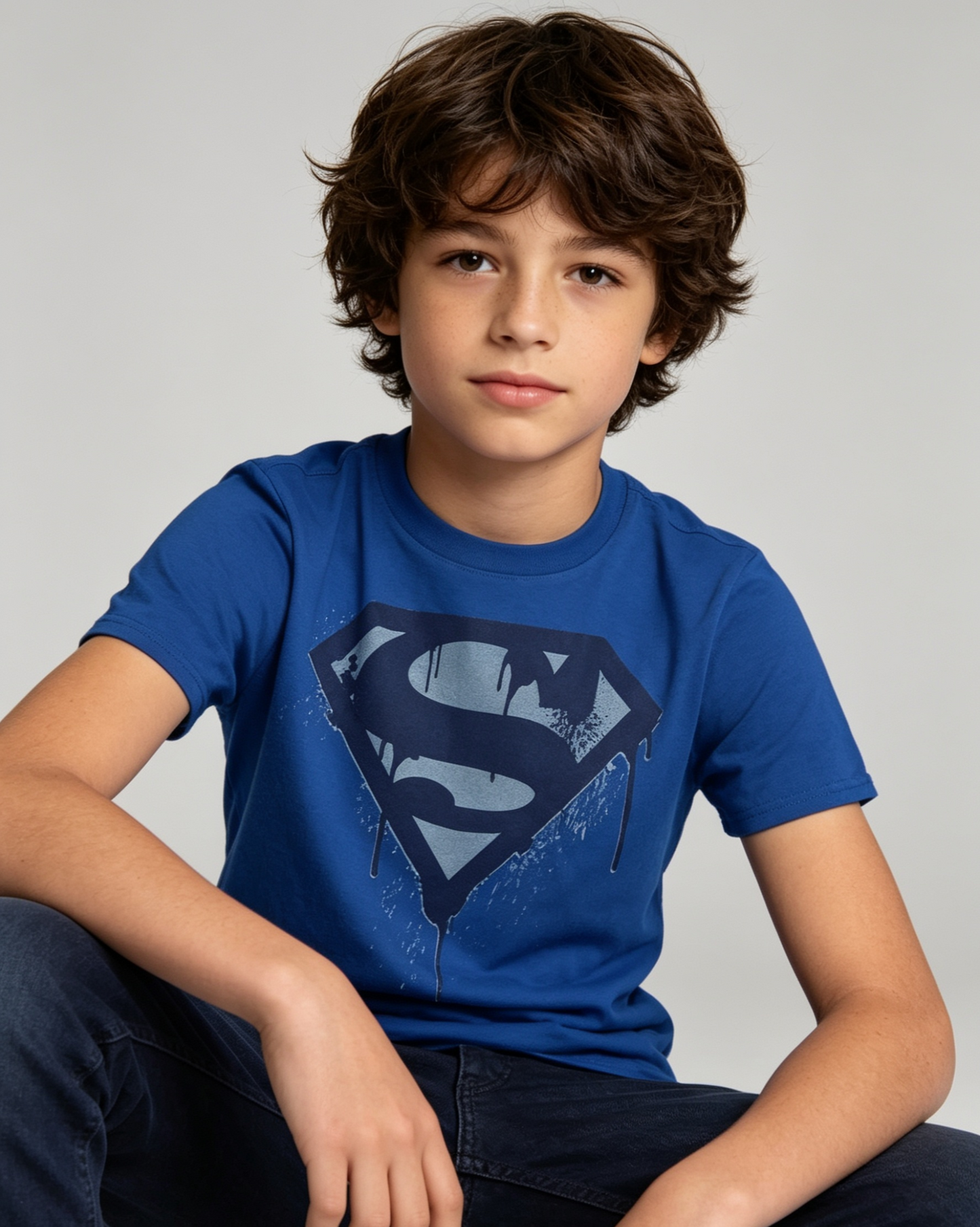 Big Kids - Superman Logo 'Doomsday' T-shirt (Young Large)