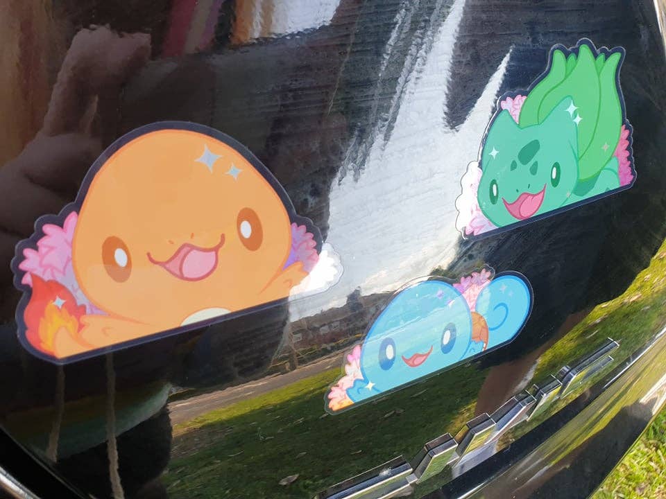 Pokémon (Squirtle) Peeker Vynil Sticker