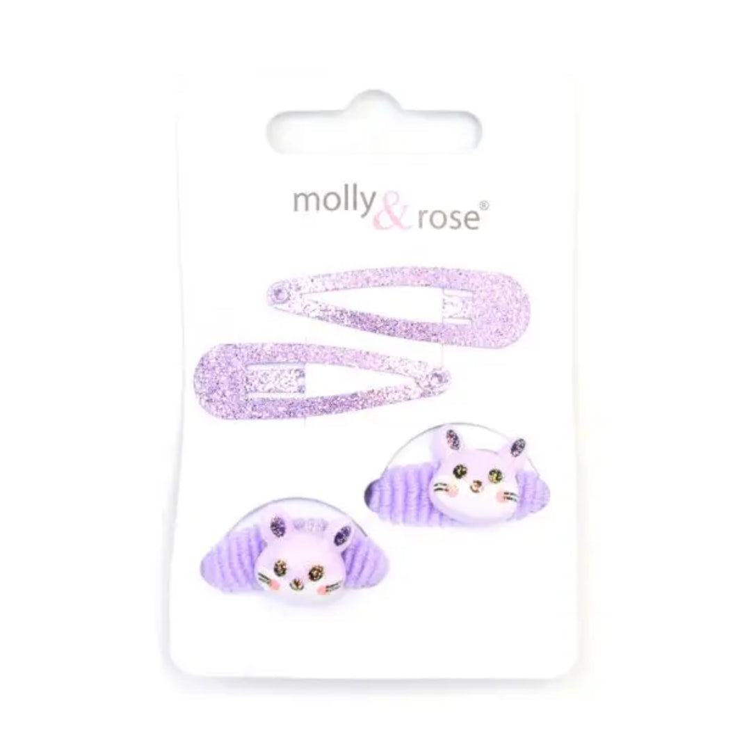 Glitter Sleepies & Animal Motif Ponios Set