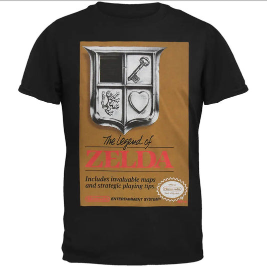 Distressed Legend Of Zelda Cover Mens T-shirt