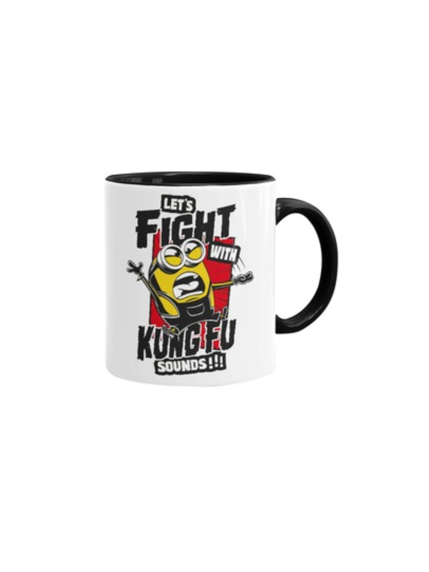 Minions Fight With Kung Fu Cup