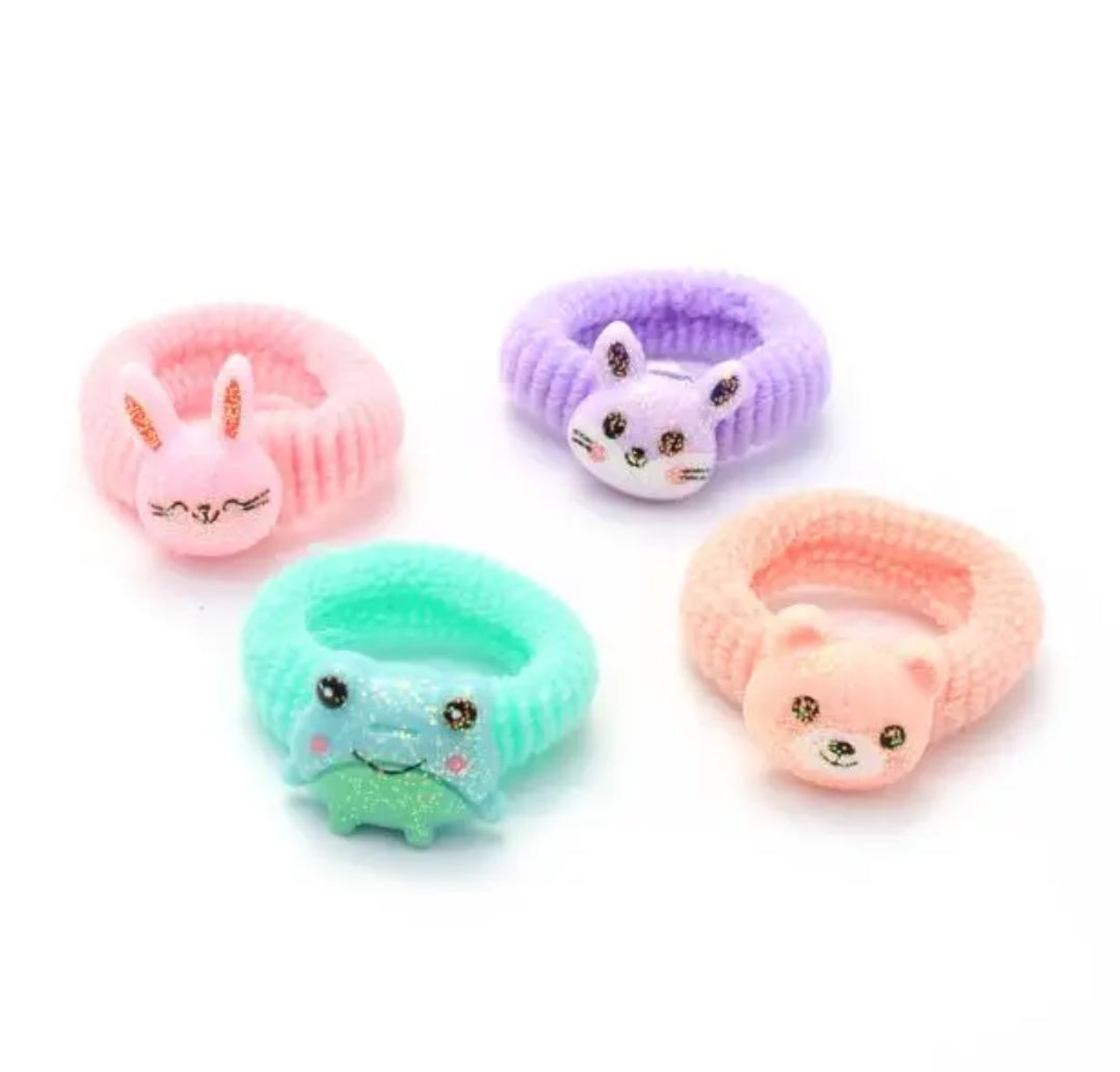 Glitter Sleepies & Animal Motif Ponios Set