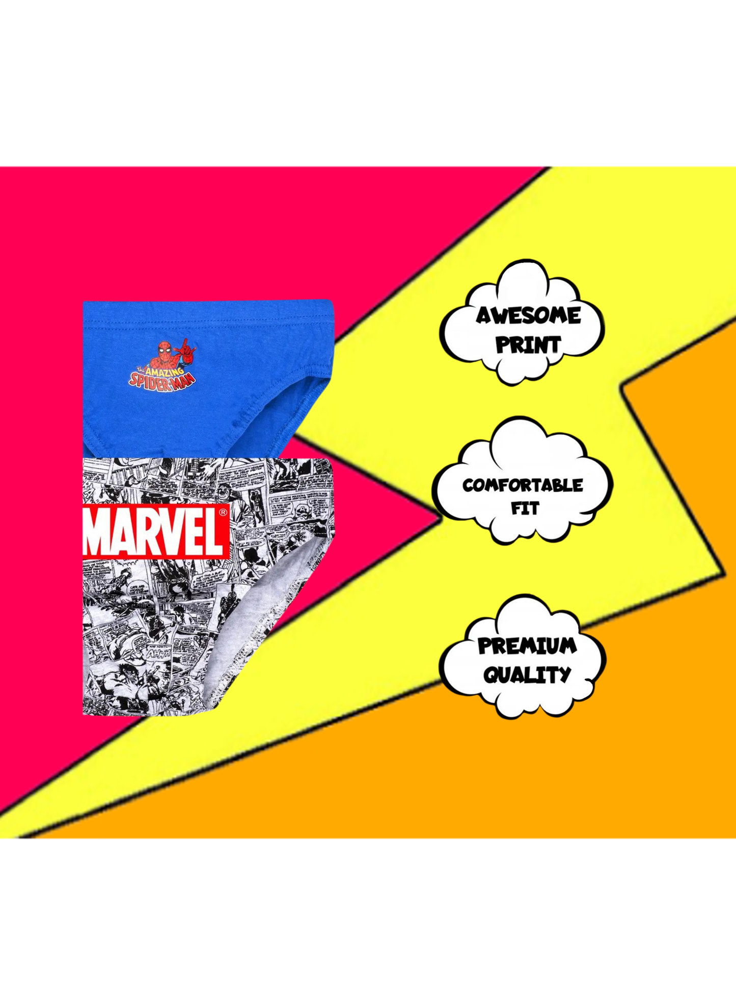 Kids Marvel Avengers Underwear
