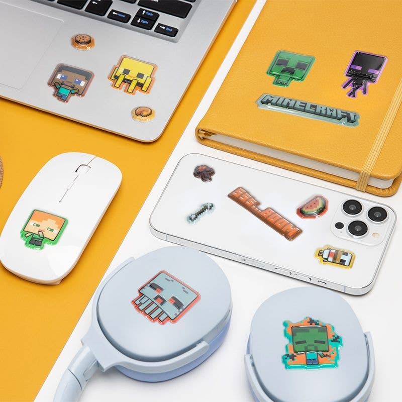 Minecraft Puffy Gadget Decal Stickers