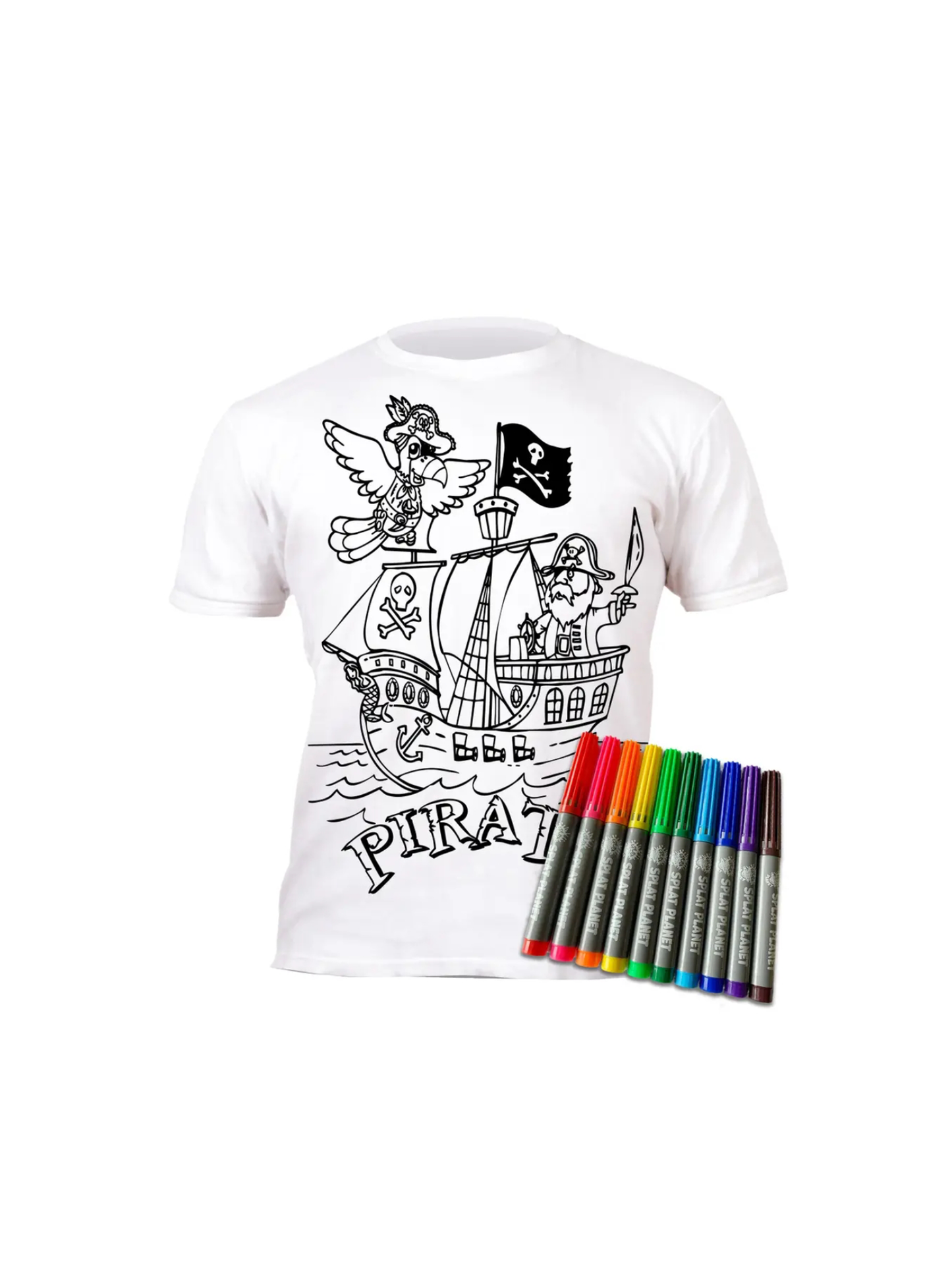 Kids Splat Colouring T-shirts