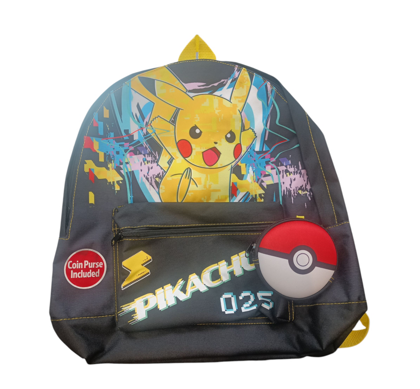 Pokémon Pikachu Backpack With Pokéball Coin Carrier