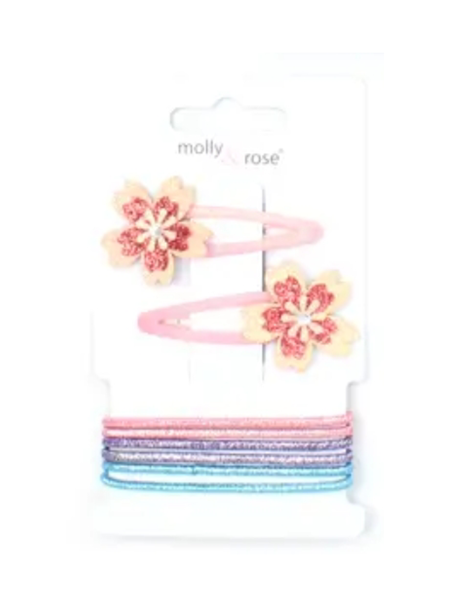Glitter Flower Clips & Hair Bands