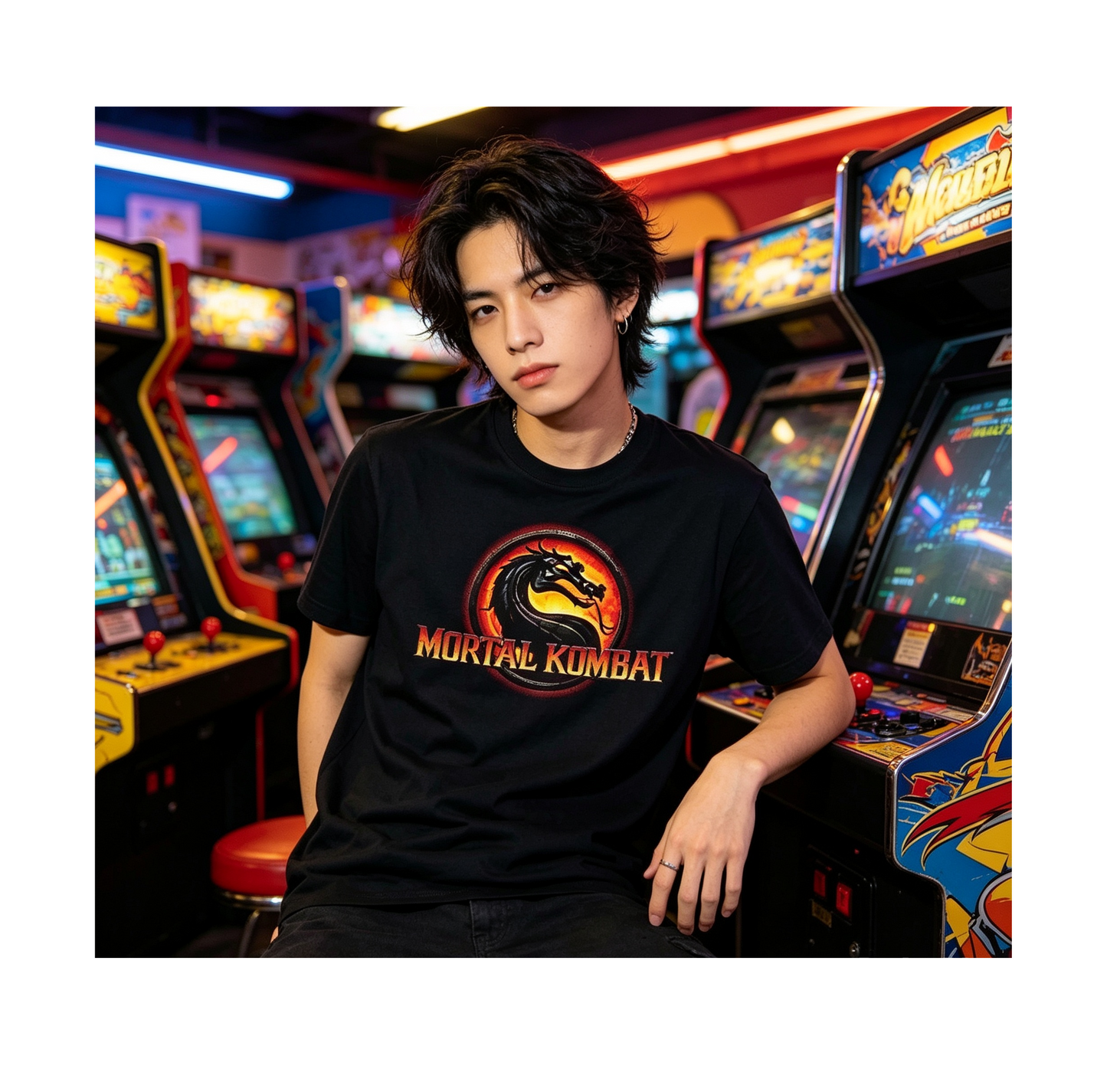Mortal Kombat Logo T-shirt (XL)