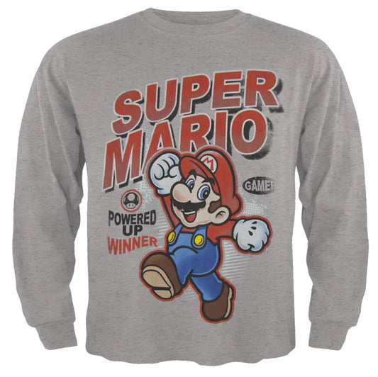 Super Mario Kids Long Sleeved T-shirt
