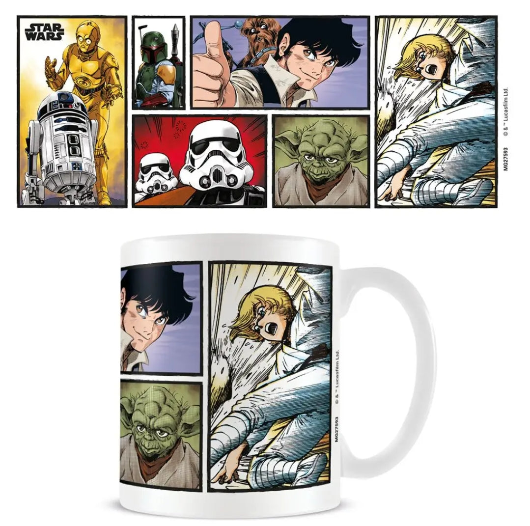 Star Wars Anime Comic Strip Cup