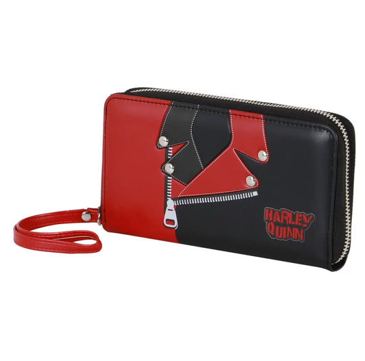Harley Quinn Black & Red Purse